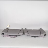1995-1998 Porsche 911 993 Coupe Rear Seat Backrest Pair Leather Grey OEM Used