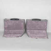 1995-1998 Porsche 911 993 Coupe Rear Seat Backrest Pair Leather Grey OEM Used