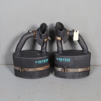 1995-1998 Porsche 911 993 Exhaust Muffler Right Left Pair Fister Bypass OEM Used