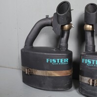 1995-1998 Porsche 911 993 Exhaust Muffler Right Left Pair Fister Bypass OEM Used