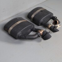 1995-1998 Porsche 911 993 Exhaust Muffler Right Left Pair Fister Bypass OEM Used