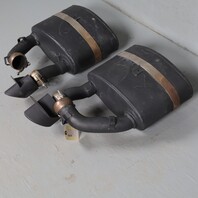 1995-1998 Porsche 911 993 Exhaust Muffler Right Left Pair Fister Bypass OEM Used