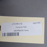1995-1998 Porsche 911 993 Coupe Rear Seat Backrest Pair Midnight Blue OEM Used