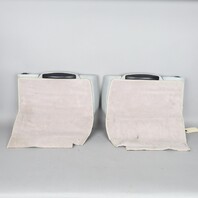 1995-1998 Porsche 911 993 Coupe Rear Seat Backrest Pair Marble Grey OEM Used