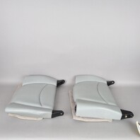 1995-1998 Porsche 911 993 Coupe Rear Seat Backrest Pair Marble Grey OEM Used