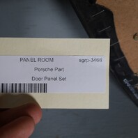 1995-1998 Porsche 911 993 Door Panels Pair Set Left Right Black OEM Used