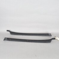 1990-1998 Porsche 911 964 993 Coupe Quarter Window Trim Pair Black OEM Used