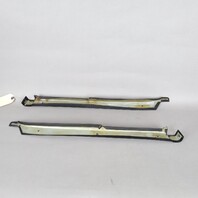 1990-1998 Porsche 911 964 993 Coupe Quarter Window Trim Pair Black OEM Used