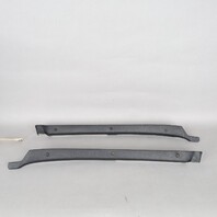 1990-1998 Porsche 911 964 993 Coupe Quarter Window Trim Pair Black OEM Used