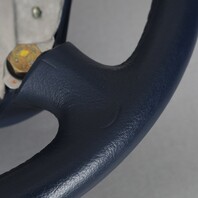 1996-2000 Porsche 911 Boxster 4 Spoke Steering Wheel Midnight Blue OEM Used