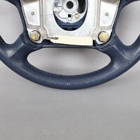 1996-2000 Porsche 911 Boxster 4 Spoke Steering Wheel Midnight Blue OEM Used