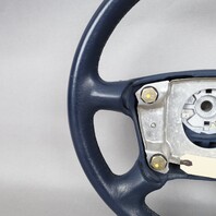 1996-2000 Porsche 911 Boxster 4 Spoke Steering Wheel Midnight Blue OEM Used
