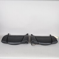 1995-1998 Porsche 911 993 Coupe Rear Seat Backrest Pair Black OEM Used