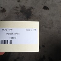 1997-2004 Porsche 911 Boxster Hood Arctic Silver 99651101102 OEM Used