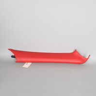 2005-2012 Porsche 911 997 Convertible Right Windshield Pillar Trim Leather OEM