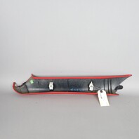 2005-2012 Porsche 911 997 Convertible Right Windshield Pillar Trim Leather OEM