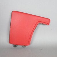 05-12 Porsche 911 Boxster Cayman Stereo Side Trim Set Leather Red OEM