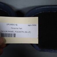 1995-1998 Porsche 911 993 Door Panel Pocket Pair M490 Sound Blue OEM Used NOTE
