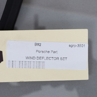 1997-2004 Porsche Boxster 986 Wind Deflector Screen Plexiglass Set OEM Used