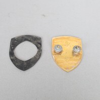 Porsche 911 Boxster Cayenne Hood Emblem Crest Badge 99355921100 OEM Used