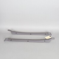 1990-1998 Porsche 911 964 993 Coupe Quarter Window Trim Pair Grey OEM Used