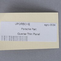 1990-1998 Porsche 911 964 993 Coupe Quarter Window Trim Pair Grey OEM Used