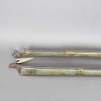 1990-1998 Porsche 911 964 993 Coupe Quarter Window Trim Pair Grey OEM Used