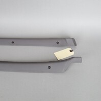1990-1998 Porsche 911 964 993 Coupe Quarter Window Trim Pair Grey OEM Used