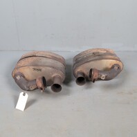 1995-1998 Porsche 911 993 Exhaust Muffler Right Left Pair 99311104504 OEM Used