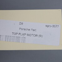 1999-2012 Porsche 911 Right Lateral Top Flap Motor 99656117604 OEM Used
