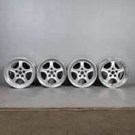 Porsche 993 Speedline Replica Wheels Rim Set 18X8.5 / 18X10 NOTE BENT AS IS