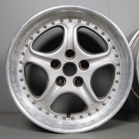 Porsche 993 Speedline Replica Wheels Rim Set 18X8.5 / 18X10 NOTE BENT AS IS