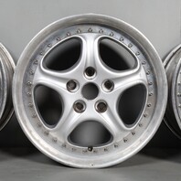 Porsche 993 Speedline Replica Wheels Rim Set 18X8.5 / 18X10 NOTE BENT AS IS