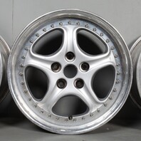 Porsche 993 Speedline Replica Wheels Rim Set 18X8.5 / 18X10 NOTE BENT AS IS