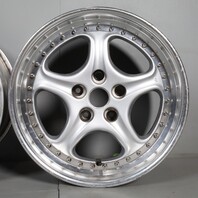 Porsche 993 Speedline Replica Wheels Rim Set 18X8.5 / 18X10 NOTE BENT AS IS