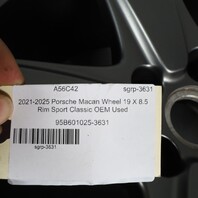 2021-2025 Porsche Macan Wheel 19 X 9 Rim Sport Classic BENT AS IS