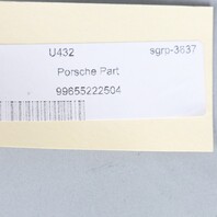 2000‑2005 Porsche 911 Boxster Left Dash Air Vent Black 99655222505 OEM Used