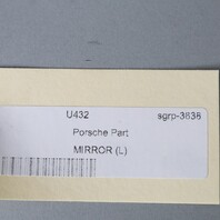 1997-2004 Porsche 911 Boxster Left Door Mirror 10 Pin OEM Used