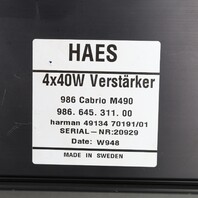 1999-2000 Porsche Boxster 986 Amplifier Amp HAES 98664531100 OEM Used