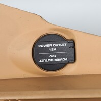 2005-2012 Porsche 911 Cayman Right Console Vent Power Outlet Beige OEM Used