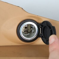 2005-2012 Porsche 911 Cayman Right Console Vent Power Outlet Beige OEM Used