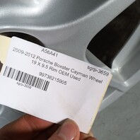 2009-2012 Porsche Boxster Cayman Wheel 19 X 9.5 Rim BENT AS IS