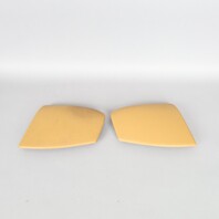 1999-2004 Porsche 911 Boxster Front Console Trim Cover Pair Beige OEM