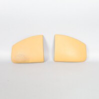 1999-2004 Porsche 911 Boxster Front Console Trim Cover Pair Beige OEM