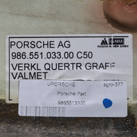 1997-2004 Porsche Boxster 986 Engine Firewall Carpet Grey 98655103300 OEM Used