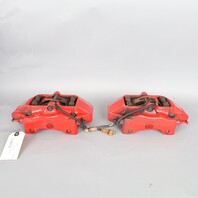 2002-2012 Porsche 911 996 997 Front Brake Calipers Brembo Set Pair Red OEM Used