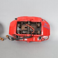 2002-2012 Porsche 911 996 997 Front Brake Calipers Brembo Set Pair Red OEM Used