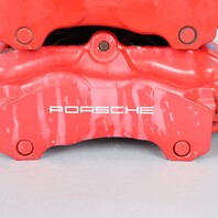 2002-2012 Porsche 911 996 997 Front Brake Calipers Brembo Set Pair Red OEM Used
