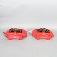 2002-2012 Porsche 911 996 997 Front Brake Calipers Brembo Set Pair Red OEM Used