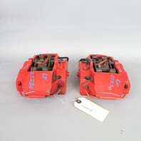 2002-2012 Porsche 911 996 997 Front Brake Calipers Brembo Set Pair Red OEM Used